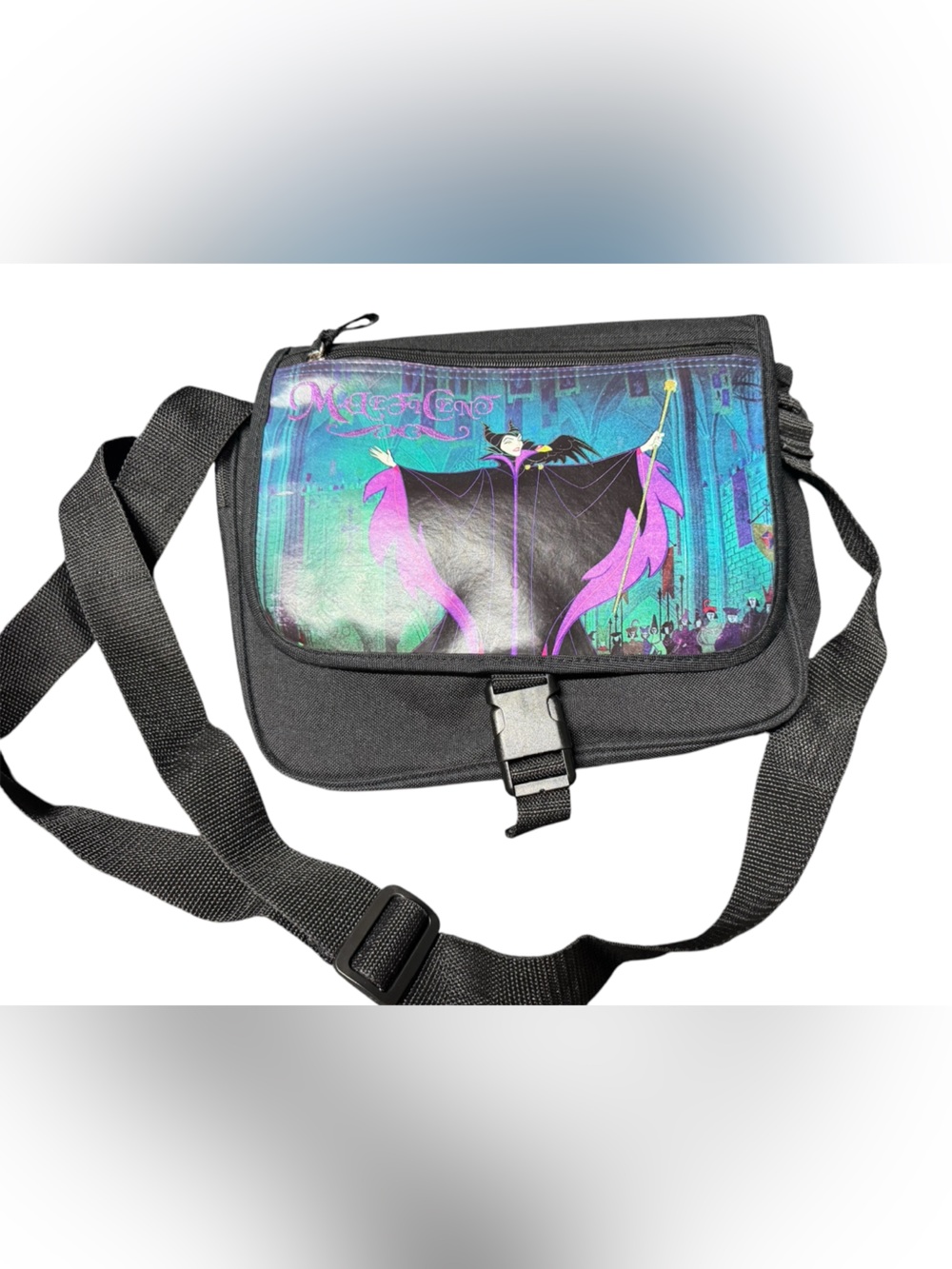 Disney Villains Black Crossbody Messenger Bag Maleficent